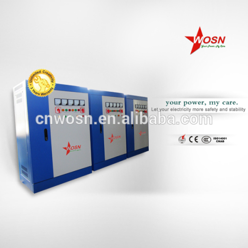 factory price SBW-F-800kva Usage and AC Current Type 3 phase voltage stabilizer 380V