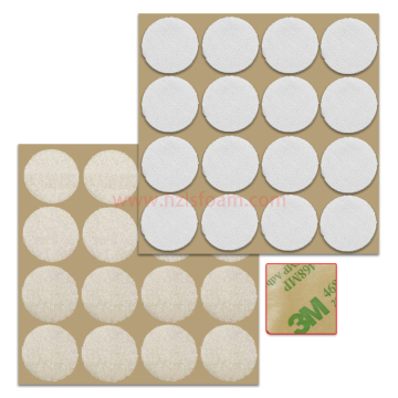 Custom Shape Fasteners: Round Dots Self-Adhesive Hook and Loop Discs for Sanding and Polishing