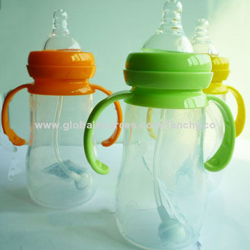 100% FDA silicone baby feeding bottle