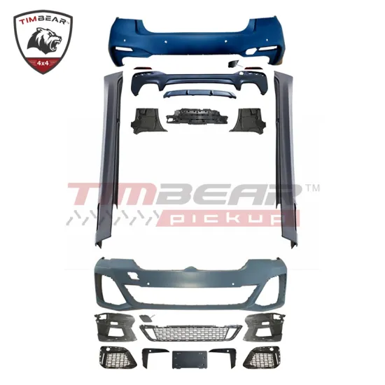 MT STYLE PP Body Kit Car Bumper Side Skirt for BMW 5 Series