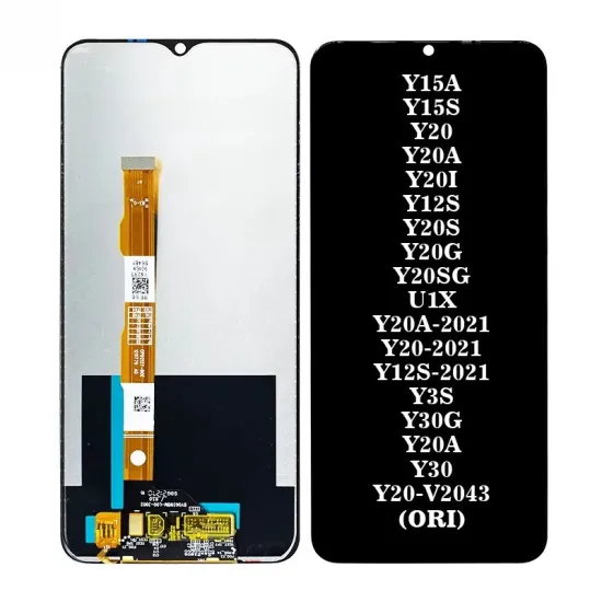 Universal Replacement LCD Screens for Vivo and iPhone Models: Y15A, Y15S, Y20, 2021, Y20A, Y20I, Y20S, Y20G, Y20SG, Y12S, Y3S, Y30G
