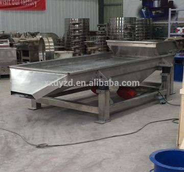 Used for chemicals carbon fertilizer carbon steel linear gravel shaker screen price