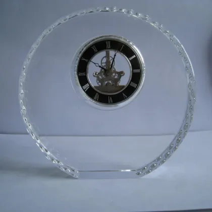 Rhapsody Mosaic Crystal Desk Clock