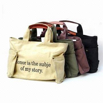 Fashionable Canvas Handbag, Fitting GYM and Practice Gear, Customized Logos Welcomed