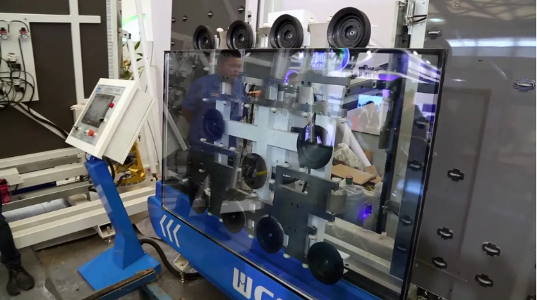 2.5m IGU آلة تفريغ الزجاج المعزول