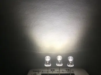 5mm Pure White Through Hole/DIP LED Purple LED / UV LED