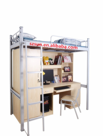 Metal dormitory bunk beds for teenagers
