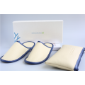 High-end light luxury hotel home hopital slippers set