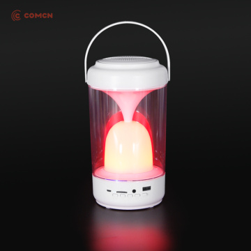 Speaker Bluetooth Tanpa Wayar dengan Lampu LED