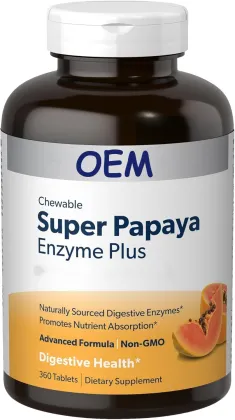 OEM Private Label Papaya Enzyme Plus Chewable Tablets