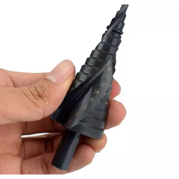 Good quality 4-32mm Triangle Spiral Step Conical Cone HSS Hex Shank Hyper Stepped Drill Bits for metal