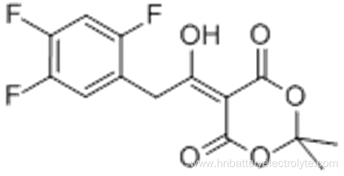 5-1-hydroxy-2-(2,4,5-trifluorophenyl)ethylidene-2,2-dimethyl-1,3-dioxane-4,6-dione CAS 764667-64-3