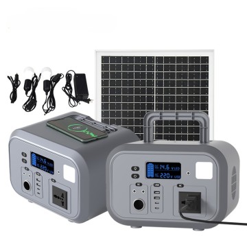 Portable Solar Power Station 500W: Off-Grid Camping Solar Power Generator System