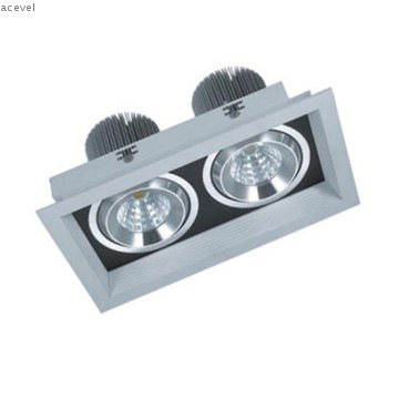 2*17w SHARP COB led grille lighting with CE and RoHS