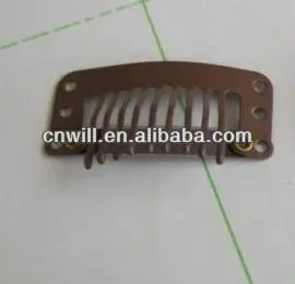 snap comb clips 9 teeths type clips for hair extension snap clips hair extension snap clips