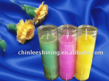 glass candle