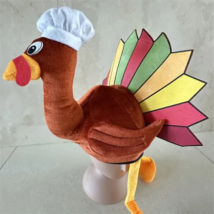 Wholesale Holiday Party Hats: Thanksgiving & Christmas Animal Hats