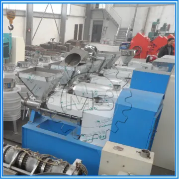 Temperature control automatic oil press