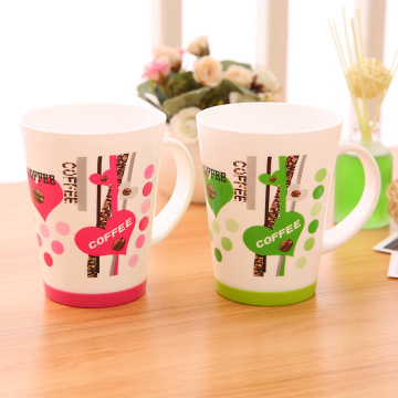 Hot Selling Portable Flower Decal PP Material Coffee Mug