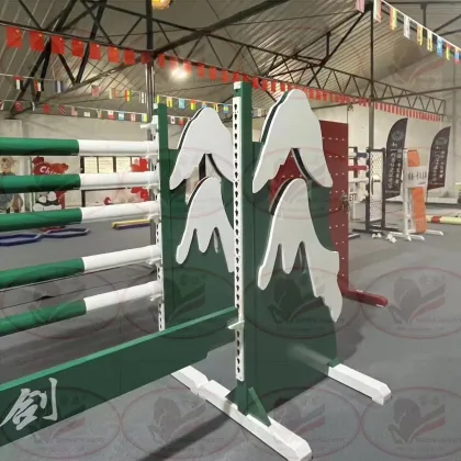 Portable Aluminum Jumping Fence Set for Longines World Cup Horse Training