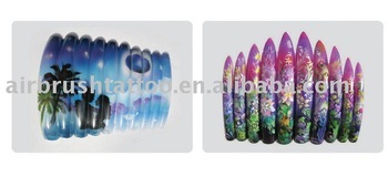 Nail airbrush --- stencils