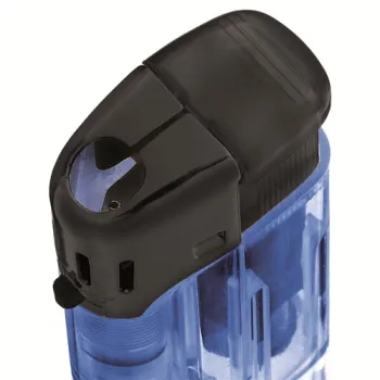 8.1cm Refillable Big Triangle Transparent Electronic Lighter