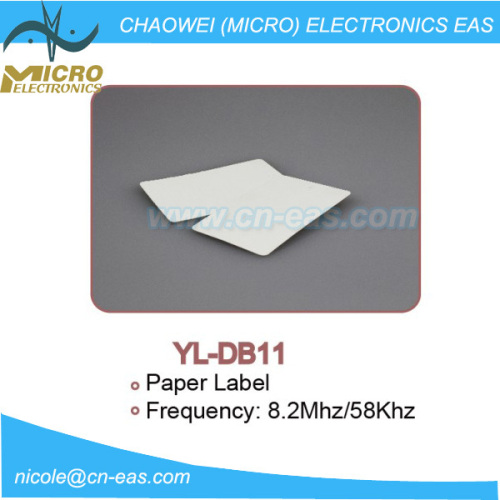 EAS checkpoint AM jewelry security labels RF paper label 8.2MHz