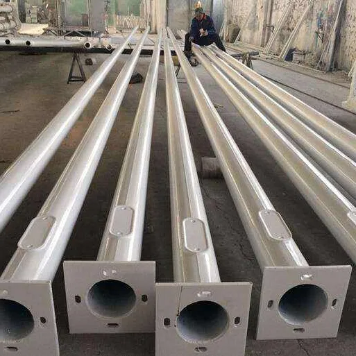 Customized HuaTai Traffic Road Light Poles - Hot-Dip Galvanized Q235 Steel