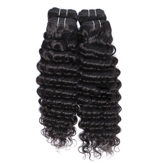 raw cambodian hair deep wave hair bundles with lace frontals human cambodian hair extension vendors