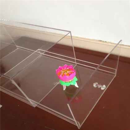 Clear Acrylic Shoe Box for Brand Name