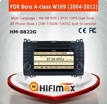 HIFIMAX WIN CE 6.0 Car DVD Player For Mercedes Benz A class W169 2004-2012 Car dvd GPS Navigation System