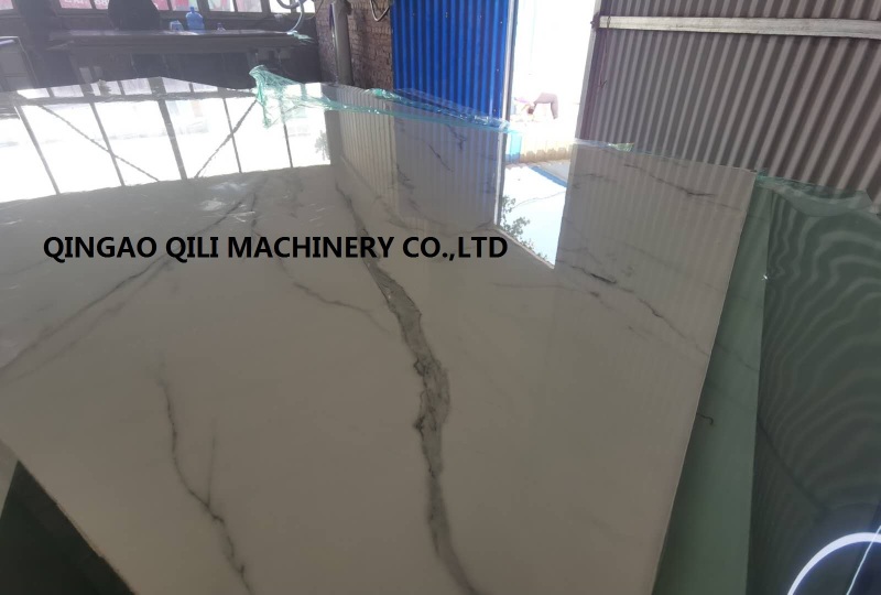 Qingdao QILI PUR Hot Melt Glue Flat Laminating Production Line Machines