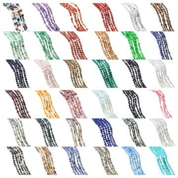 Natural Stone Heart Diy Beads Gemstone 8MM Heart Beads with Hole for Making Jewelry Necklace Bracelet (Approx 48PCS/STRANDS)