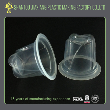 Wholesale takeaway small plastic cups with lids