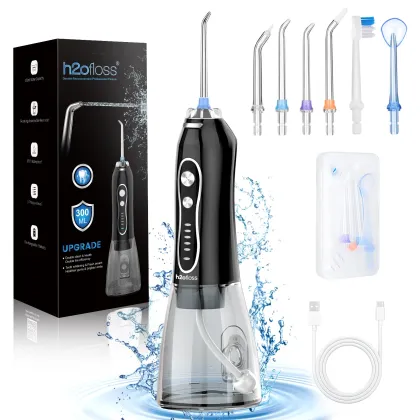 H2ofloss Water Flosser: Cordless Dental Oral Irrigator with IPX7 Waterproof Design