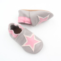 Unisex New Soft Leather Toddler Sapatos de Bebê