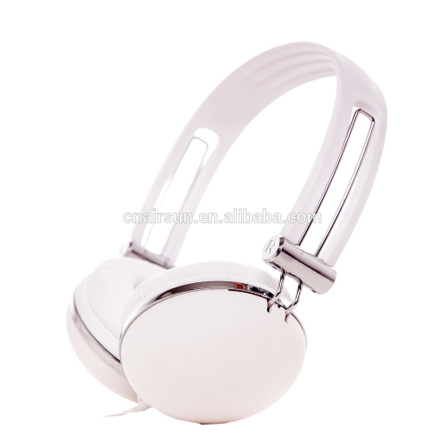 White Cheap Promotional Headphones