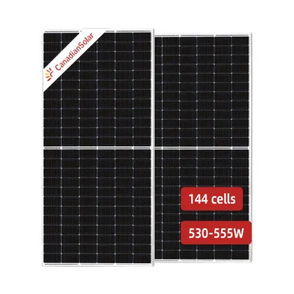 Canadian Solar HiKu6 Series High-Selling 530W to 555W Half-Cut Solar Panels in Stock