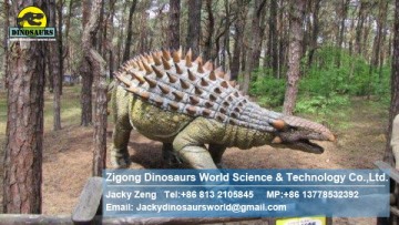 Children outdoor games Animatronic Ankylosaurus