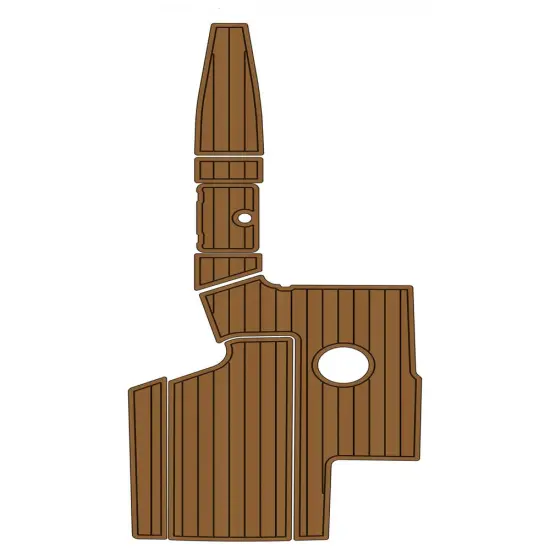 2005 Centurion E-L-I-T-E C4 Cockpit Pad Boat EVA Faux Foam Teak Deck Flooring Mat
