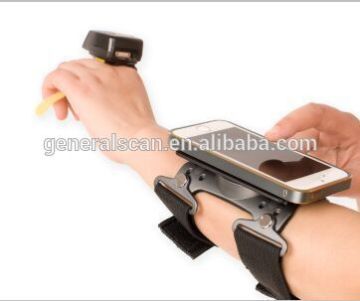Generalscan Wearable Wireless Barcode Scanner, warealbe armband barcode scanner, laser handfree barcode reader
