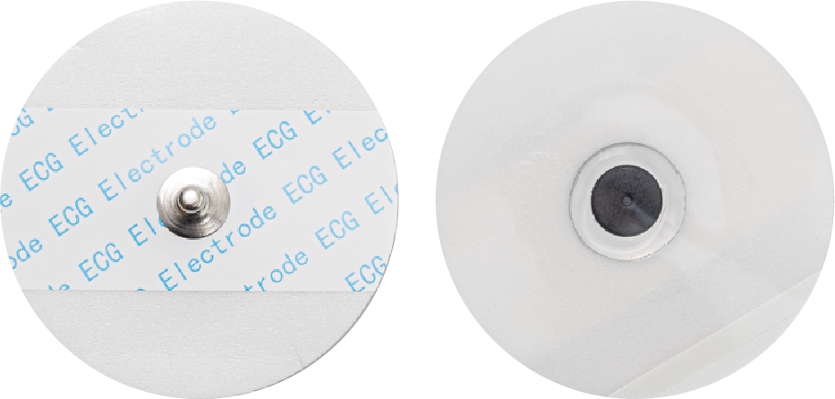 Monatóireacht indiúscartha indiúscartha neamh-fhite do dhaoine fásta ECG leictreoid ECG