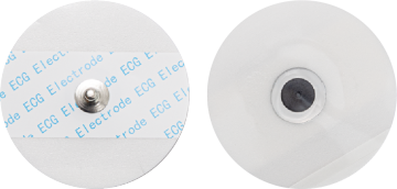 Adult Round Non-woven Disposable Monitoring ECG Electrode