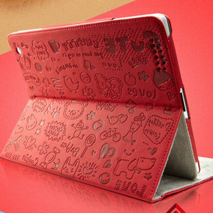 Photo Frame Cartoon Holster Three Gears Stents Leather Ipad 2 Protective Cases