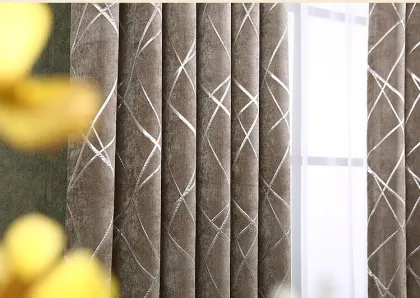 High-end Chenille Curtain Fabric: Hafei's Luxurious Chenille Jacquard Curtains