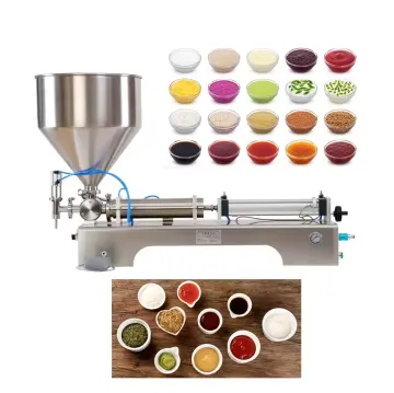 Pneumatic Peanut Butter and Cosmetic Cream Lotion Filling Machine