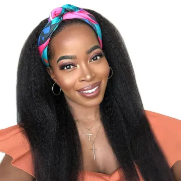 Factory wholesale kinky straight human hair wig, glueless cuticle aligned lace frontal wigs, 13x4 lace front wigs for woman