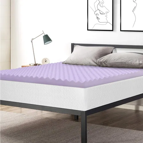 Comfity Light Person Friendly Egg Crate Twin Bed, High Quality Comfity