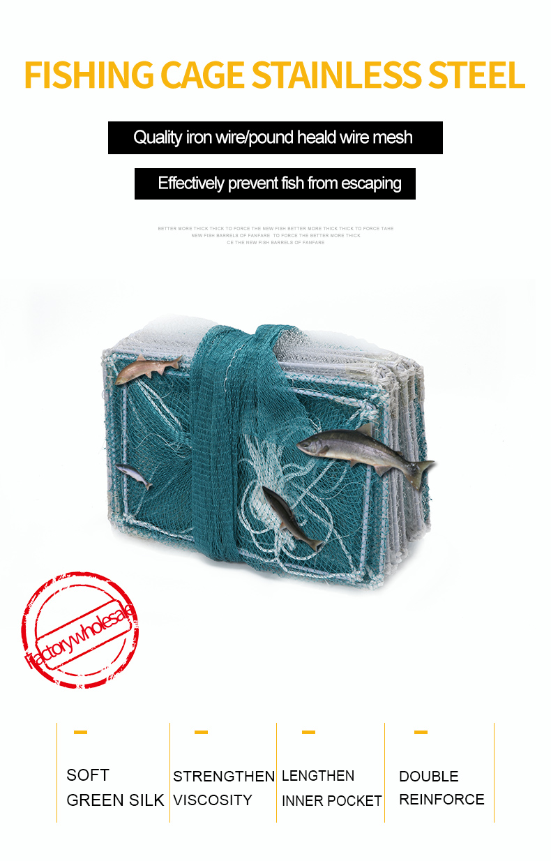 Wholesale Fishing Nets And Traps: 9.2m Shrimp, Crayfish, Crab Catching ...