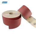 China Hot Sell Red Aluminum Oxide Abrasive Sandpaper Roll Manufactory